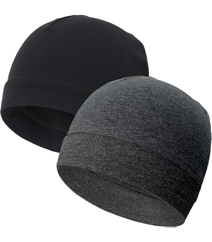 Kninmdor Cotton Skull Caps Lightweight Summer Thin Soft Beanie Hat